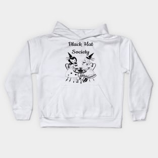 Black Hat Society v3 Kids Hoodie